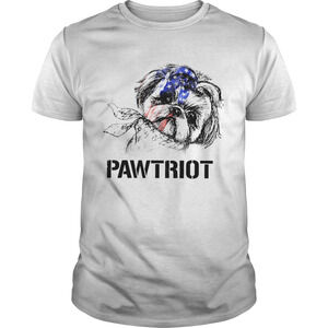Shih Tzu Pawtriot 4Th Of July Independence Day Shirt